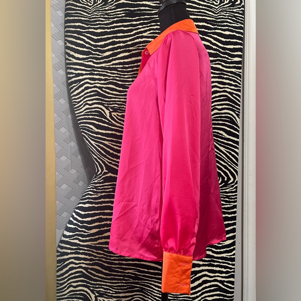 Color-block Blouse Top - Picture 2 of 5